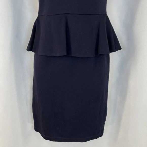 Alice + Olivia Employed Navy Blue Peplum Dress $264 - Picture 4 of 13